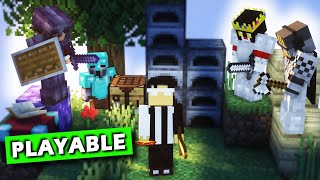 Превью видео «I made a Minecraft Manhunt Server» о сервере PlayCY