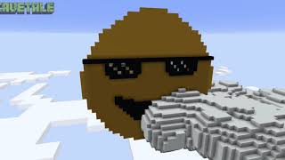 Превью видео «Minecraft Build Timelapse 1: Cloud Village» о сервере Cavetale