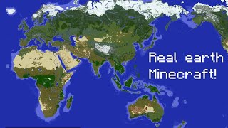 Превью видео «The Minecraft earth server (EarthMC trailer)» о сервере EarthMC