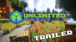 Превью видео «Minecraft Server Trailer - Unlimitedworld | Ein deutscher Minecraft Server» о сервере Unlimitedworld