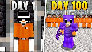 Превью видео «I Survived 100 Days in Minecraft PRISON...» о сервере OPBlocks