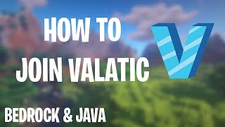 Превью видео «How to Add, Join and Play Valatic Network/SMP Server on Minecraft! (Public Minecraft SMP)» о сервере Valatic