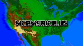 Превью видео «The LARGEST Minecraft America Server (MCAmerica Trailer)» о сервере MCAmerica