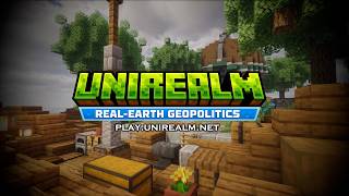 Превью видео «Unirealm Server Trailer | Real-Earth Geopolitics Minecraft Server» о сервере UniRealm