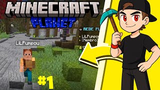 Превью видео «Minecraft Planet #01 – A Primeira Jornada pelo Território» о сервере Rede Planet
