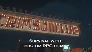 Превью видео «Crimson Club minecraft server with custom RPG items» о сервере Crimson Club