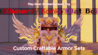 Превью видео «Ultimate SinisterSkyblock Experience: Custom Raids, Unique Gear, and More on SinisterNetwork.Org!» о сервере Sinister Network