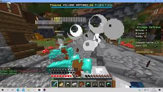 Превью видео «Обзор мини-игры Village Defense под музыку.» о сервере SkyGame