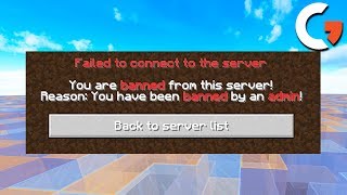 Превью видео «THEY BANNED ME FROM MY OWN MINECRAFT SERVER...» о сервере SkyBlock Network