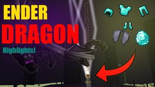 Превью видео «Bellona Ender Dragon Fight Highlights - HalfastMC» о сервере HalfastMC