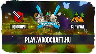 Превью видео «Magyar Minecraft Szerver - WoodCraft 🌴» о сервере WoodCraft