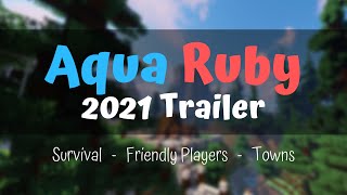 Превью видео «Aqua Ruby Minecraft Server Trailer 2021» о сервере Aqua Ruby