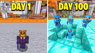 Превью видео «I Survived 100 Days Stranded In A Minecraft Prison (Here's What Happened)» о сервере OPBlocks