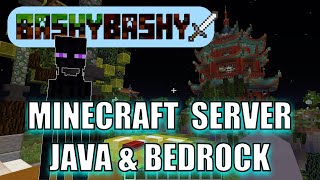 Превью видео «Minecraft minigame server! Free! For java & bedrock! Fun games!» о сервере BashyBashy