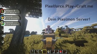 Превью видео «Pixelforce - Dein Pixelmonserver - Trailer» о сервере HexagonMC