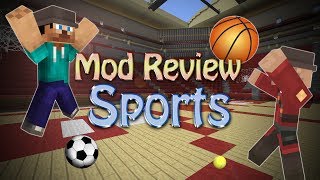 Превью видео «Minecraft Mod: FOOTBALL, BASKETBALL, BASEBALL, TENNIS! (Sports Mod)» о сервере ItsJerryAndHarry