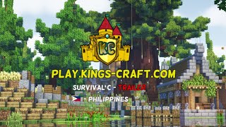 Превью видео «Immortal Realm (Survival C) Kingscraft Network PH» о сервере Kingscraft