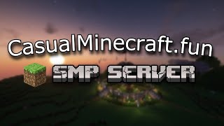 Превью видео «CasualMinecraft.fun | New Vanilla SMP Server (1.21.1 Java + Bedrock)» о сервере Casual Minecraft