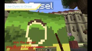 Превью видео «Drawing in Minecraft (1.19)» о сервере Stormy Lagoon