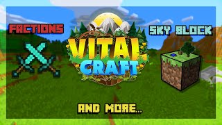 Превью видео «VitalCraft official server launch!» о сервере VitalCraft