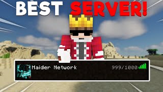 Превью видео «So I Made The Best Public Minecraft Server...» о сервере Haider Network