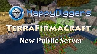 Превью видео «HappyDiggers TerraFirmaCraft New Public TFC Server» о сервере HappyDiggers