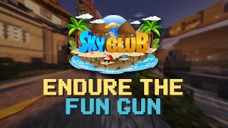 Превью видео «SkyClubMC: Endure The Fun Gun» о сервере SkyClub