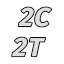 Иконка сервера 2C2T