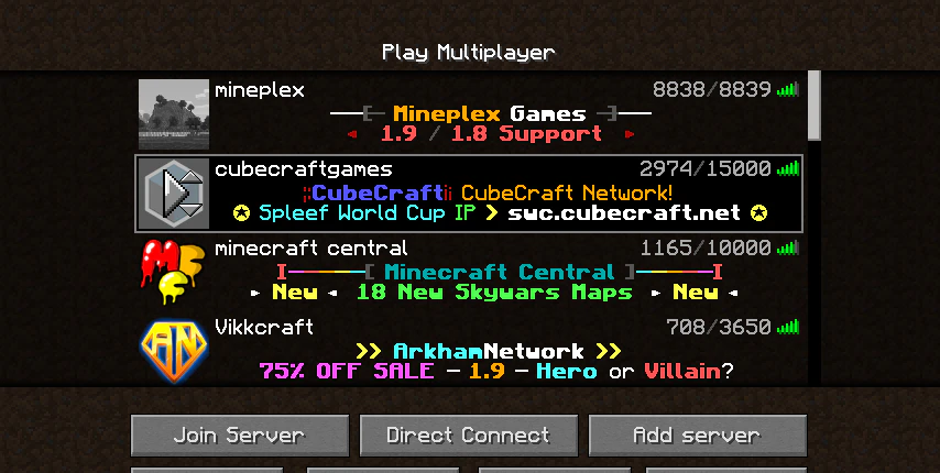 Скриншот №12 с сервера CubeCraft Games