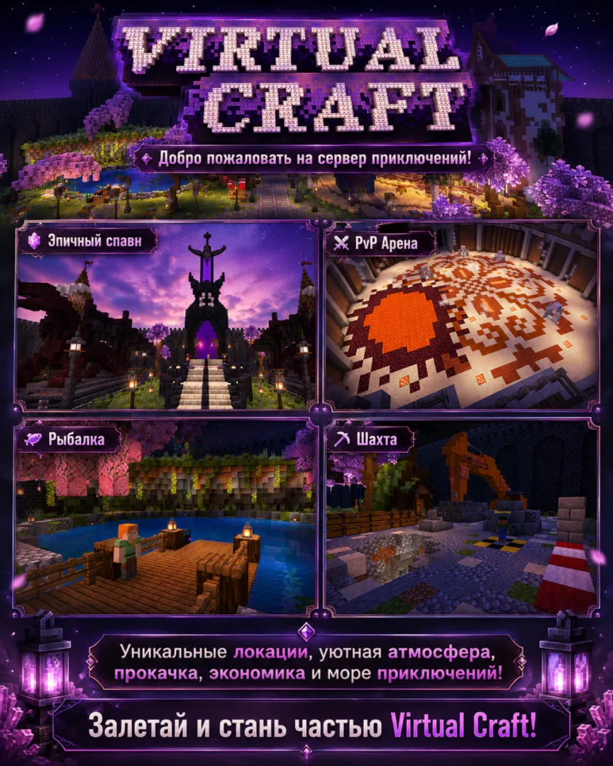 Скриншот №1 с сервера Virtual-Craft