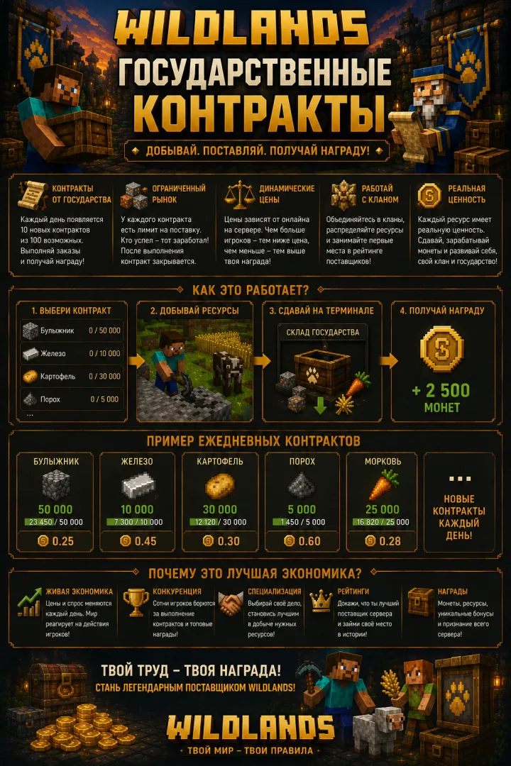 Скриншот №5 с сервера WILDLANDS Vanilla