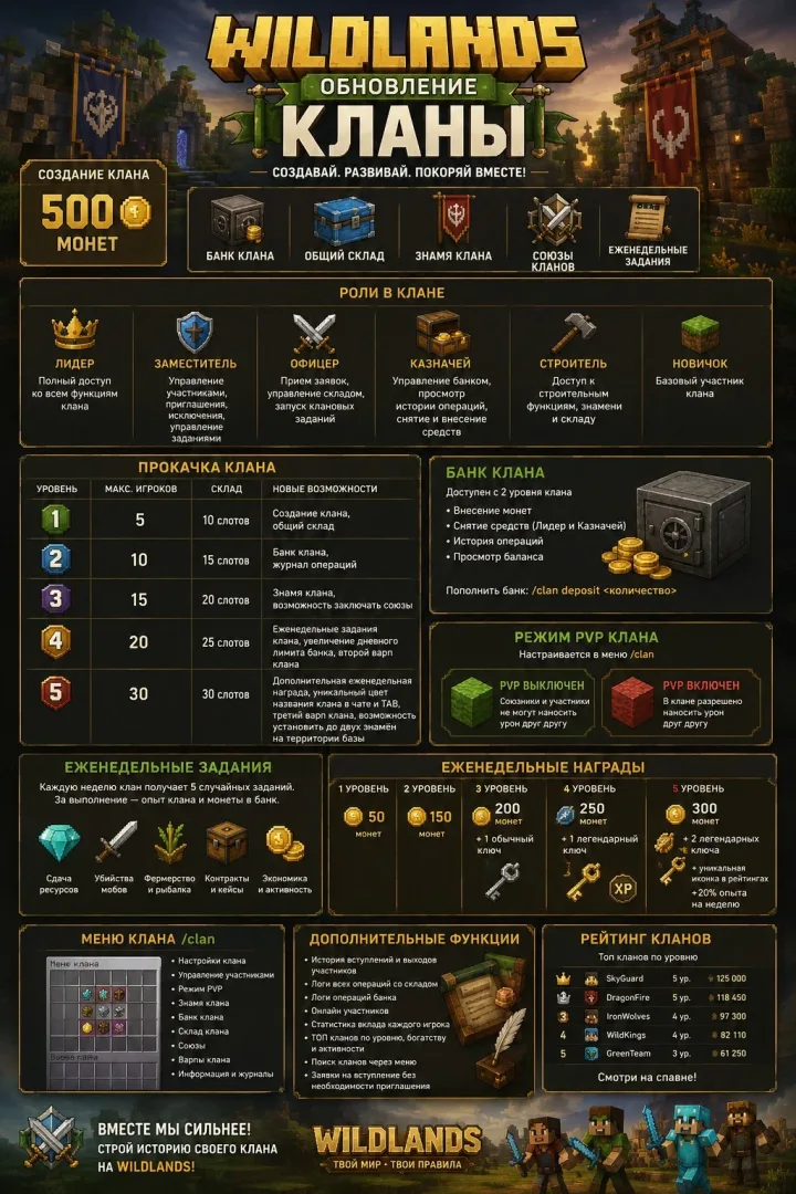 Скриншот №3 с сервера WILDLANDS Vanilla
