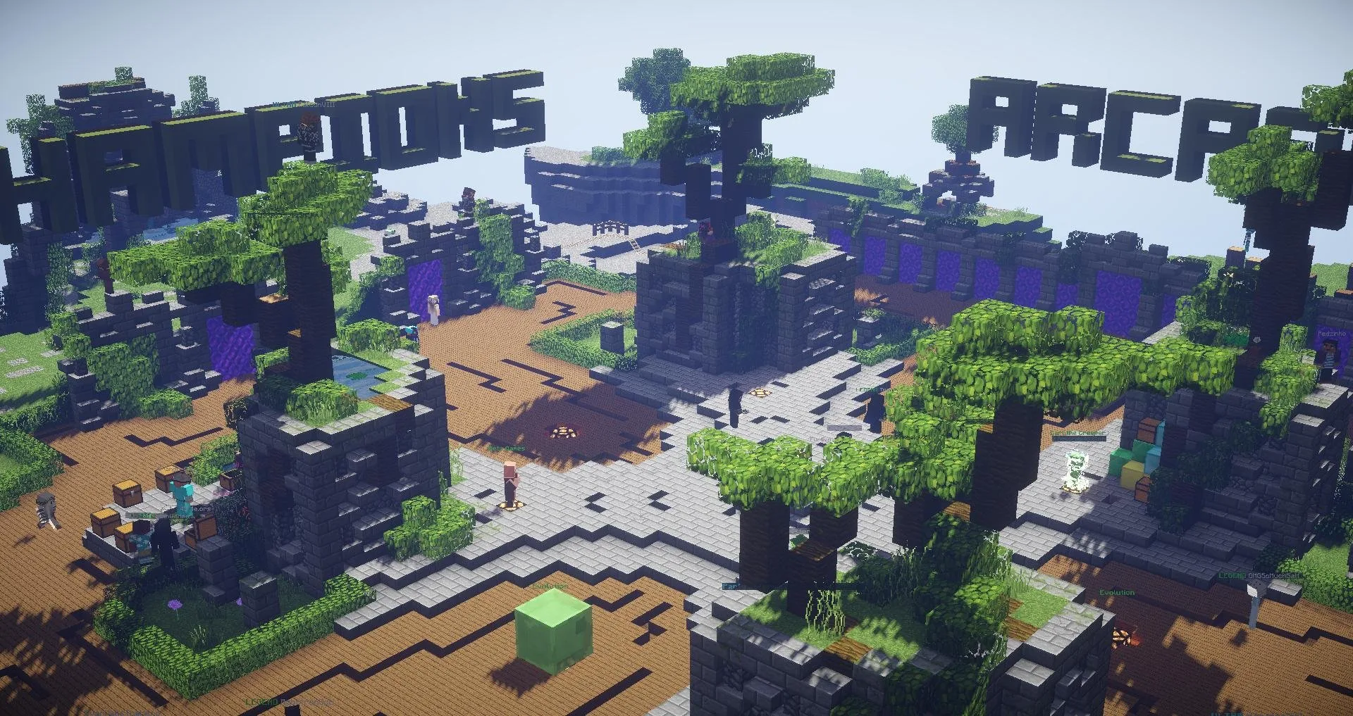 Скриншот №1 с сервера Mineplex