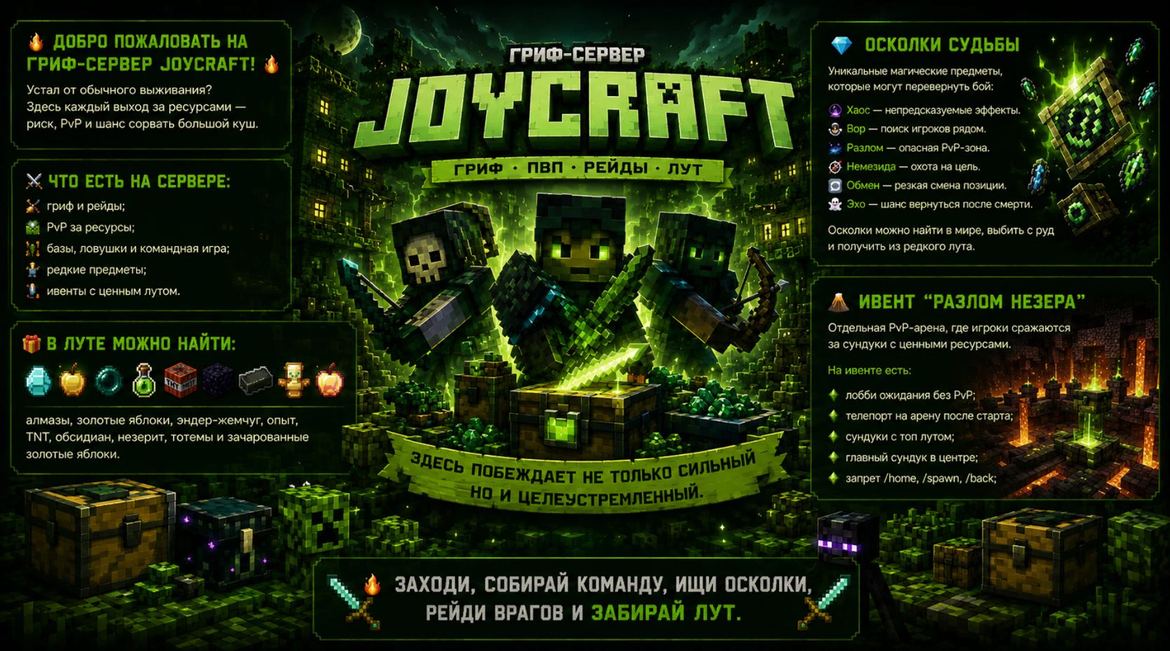Скриншот №2 с сервера JoyCraft