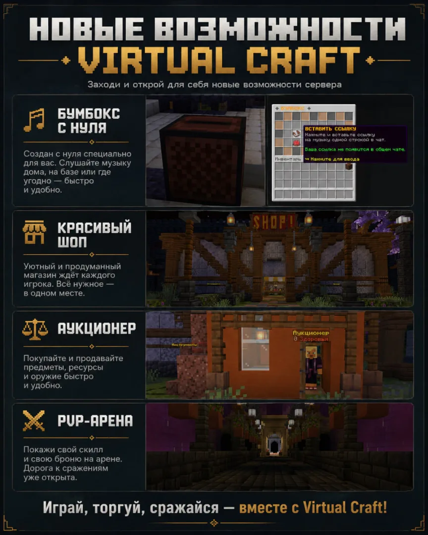 Скриншот №2 с сервера Virtual-Craft