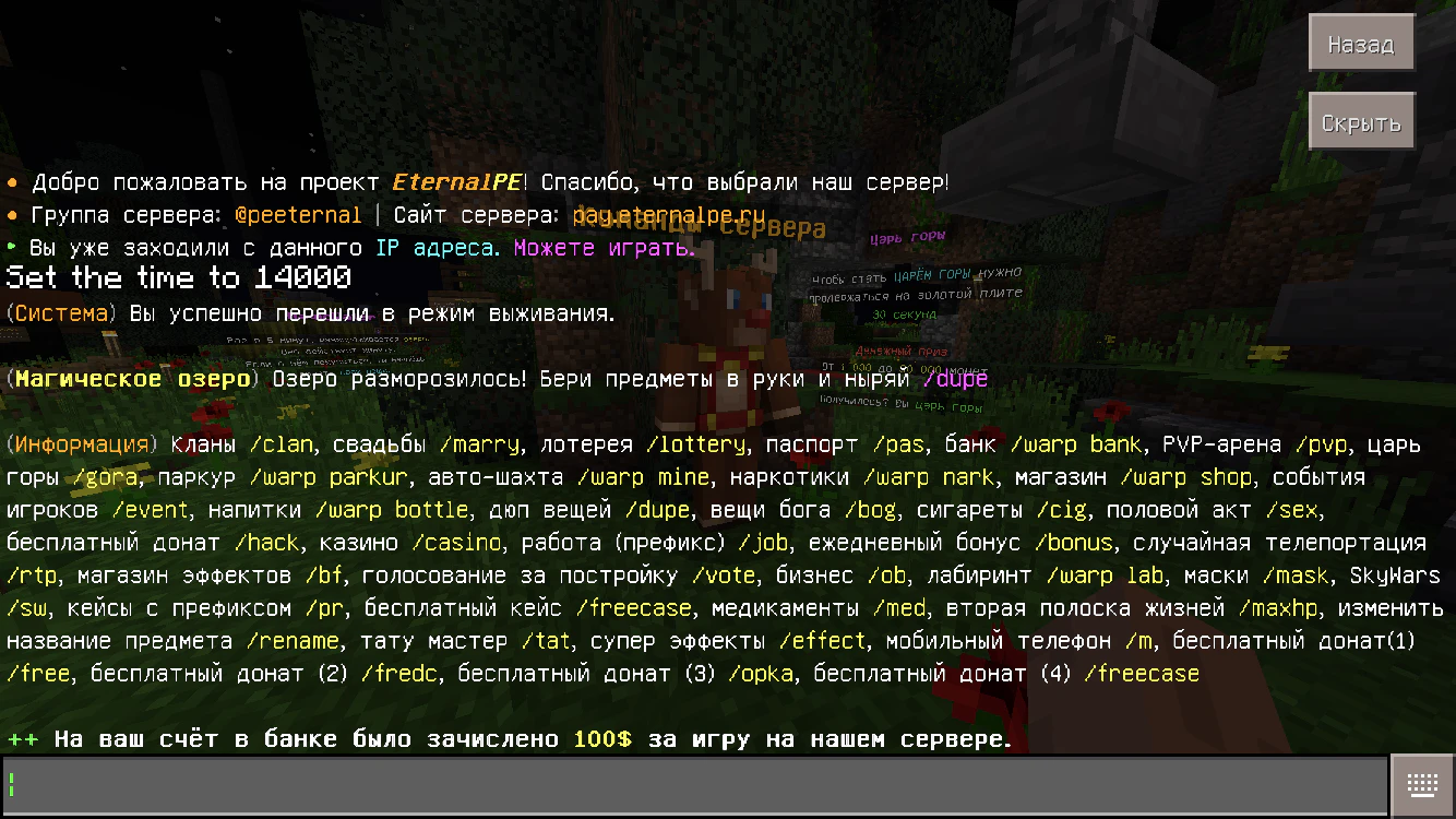 Скриншот №4 с сервера EternalPE